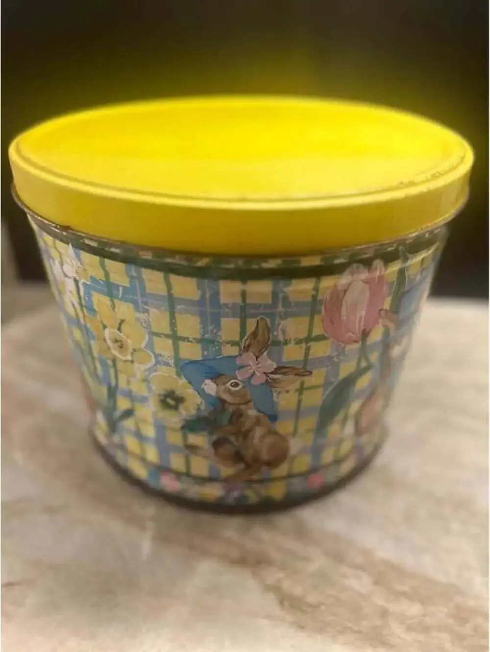 Vintage 1986 Enesco Easter Tin Bucket – Cheryl Johnson 